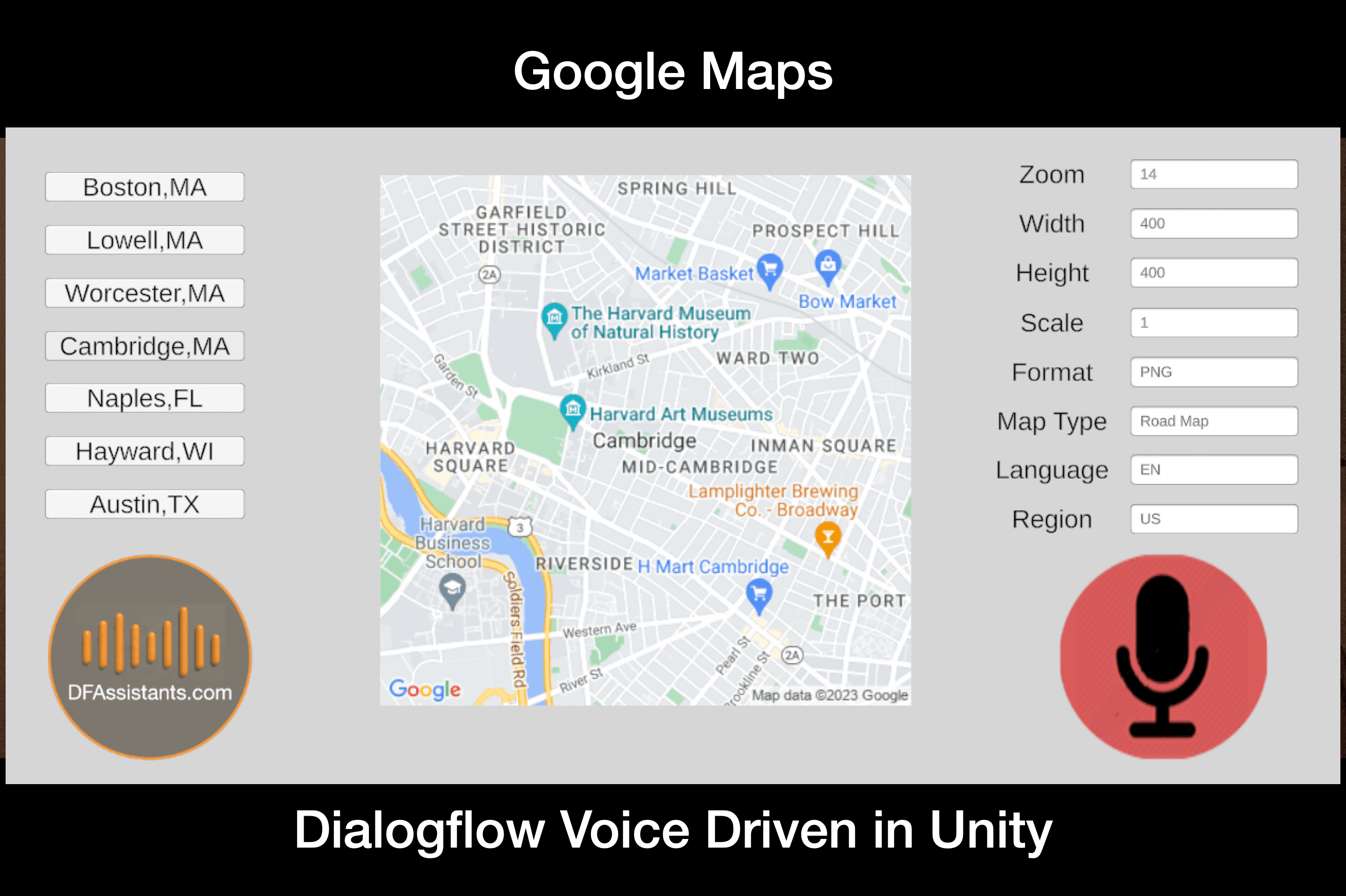 Voice Avatars using Dialogflow